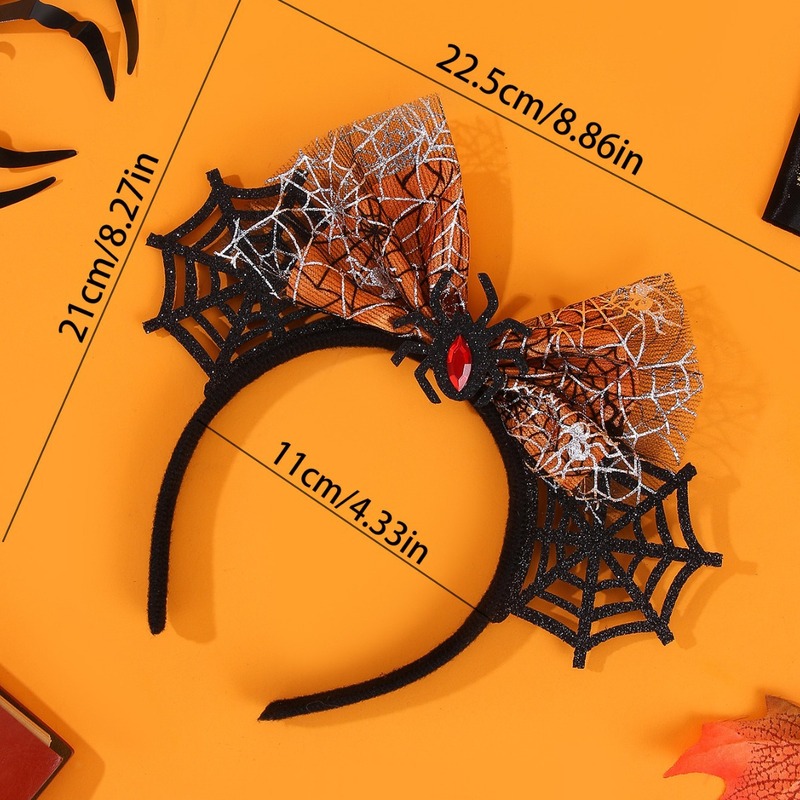 Spider Web Halloween Decoration - Cadılar Bayramı Örümcek Ağı Fiyonklu Saç