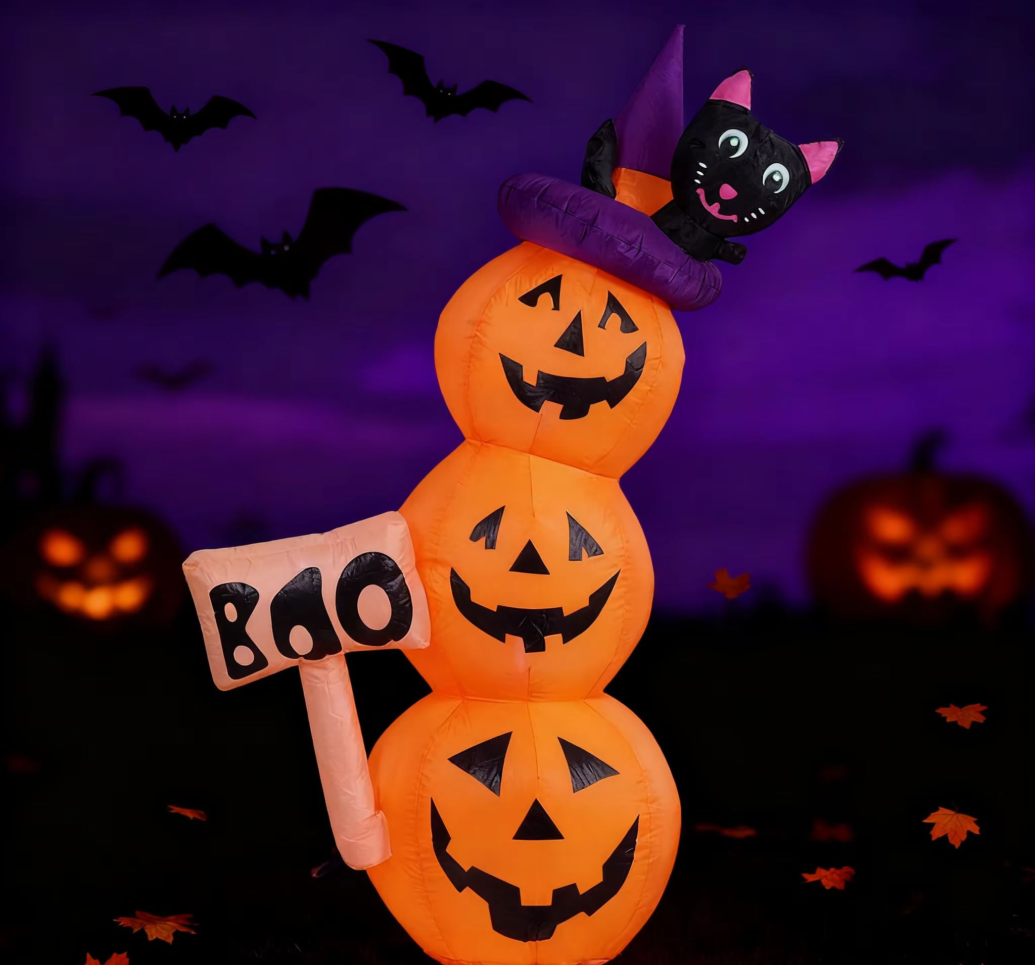 Halloween Pumpkin Decor Led - 5.2ft / 1.6m Cadılar Bayramı Şişme