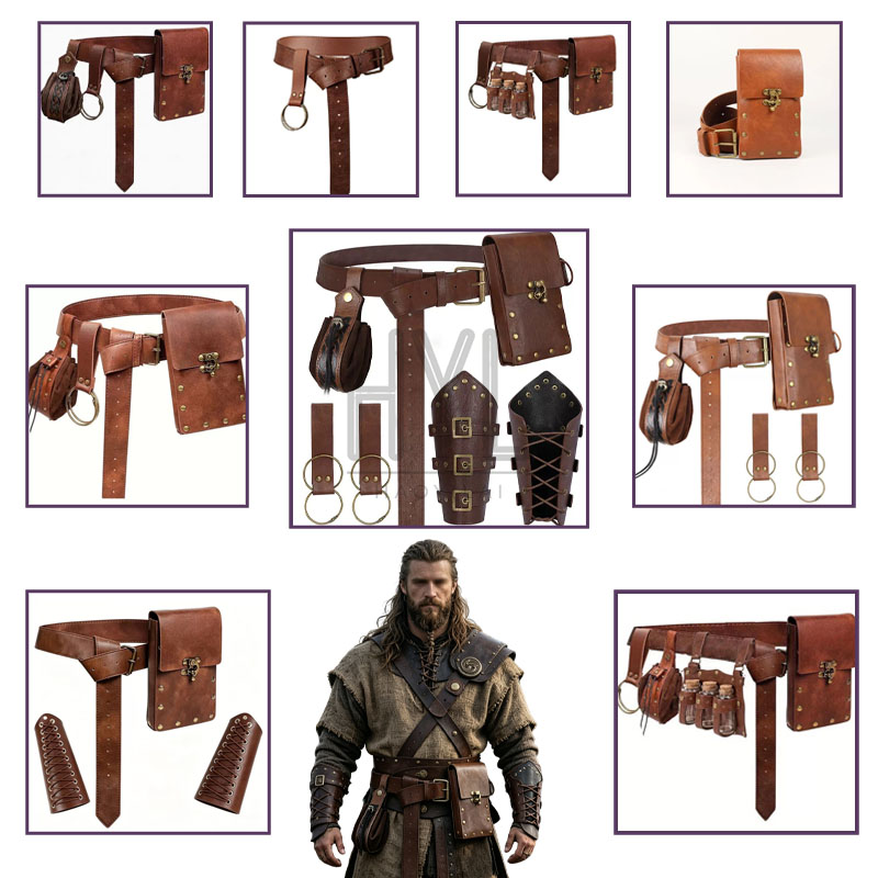 Halloween Party Supplies - Orta Çağ Viking Aksesuar Seti, Retro