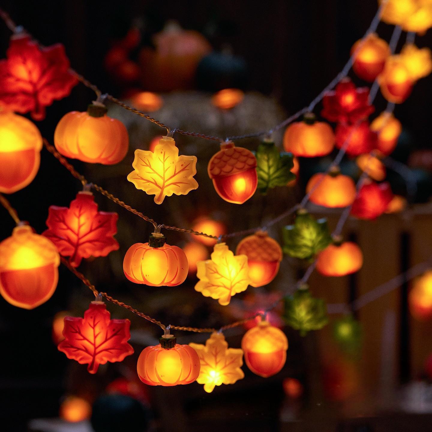 Halloween Pumpkin Decor Led - 1.5/3 m Cadılar Bayramı LED Kabak