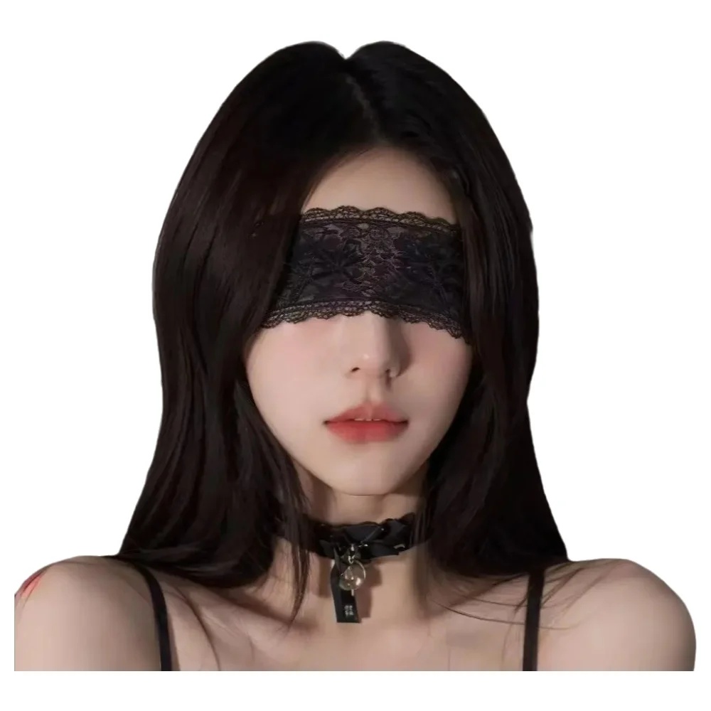 Halloween Party Supplies - Seksi Dantel Göz Maskesi Siyah Çiçekli