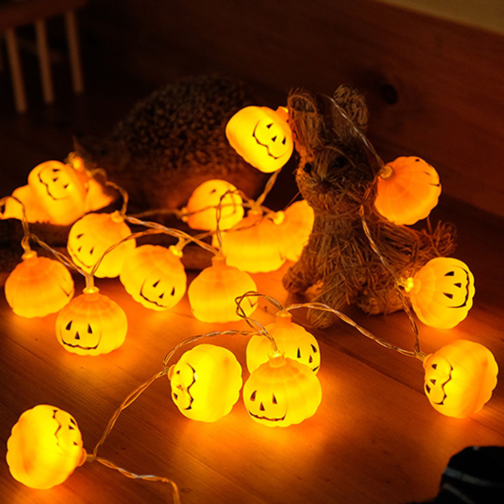 Halloween Led String Lights Orange - Cadılar bayramı 3D Kabak LED Dize