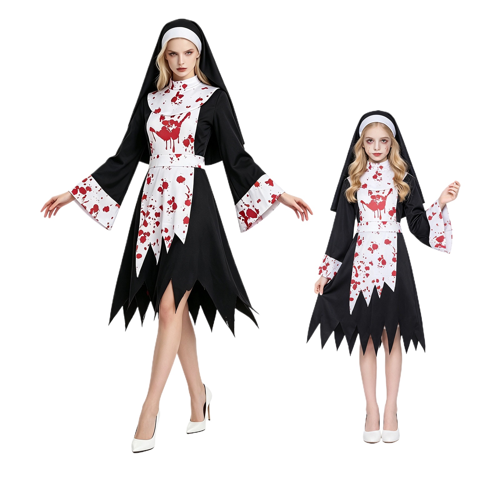 Halloween Costume Kids - Kadın Çocuk Cadılar Bayramı Korkunç Karanlık