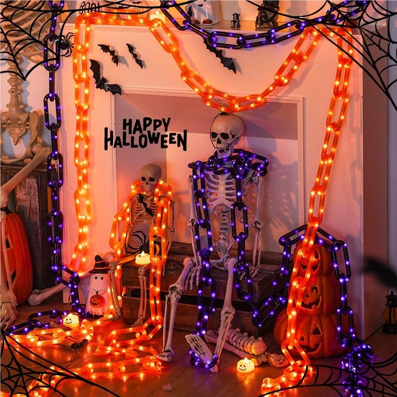 Halloween Led String Lights Orange - 78.74in Cadılar Bayramı Açık Hava Güneş