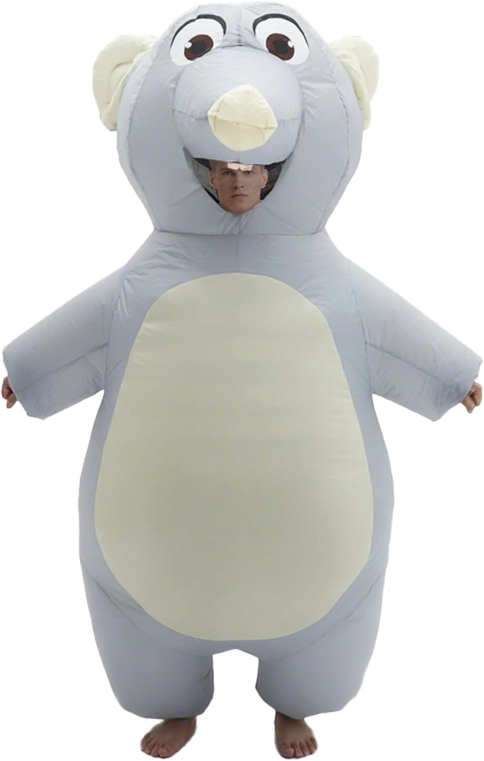 Halloween Costume Adult - Yetişkinler için Şişirilebilir Fare Kostümü, Komik