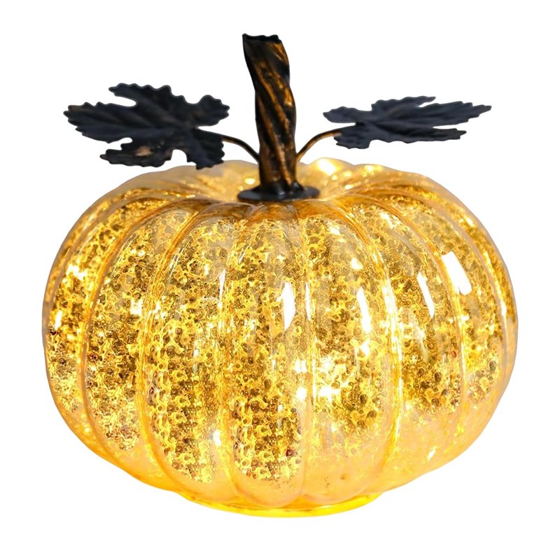 Halloween Pumpkin Decor Led - AAAN-Cam Balkabağı Lambası, Pille Çalışan Led