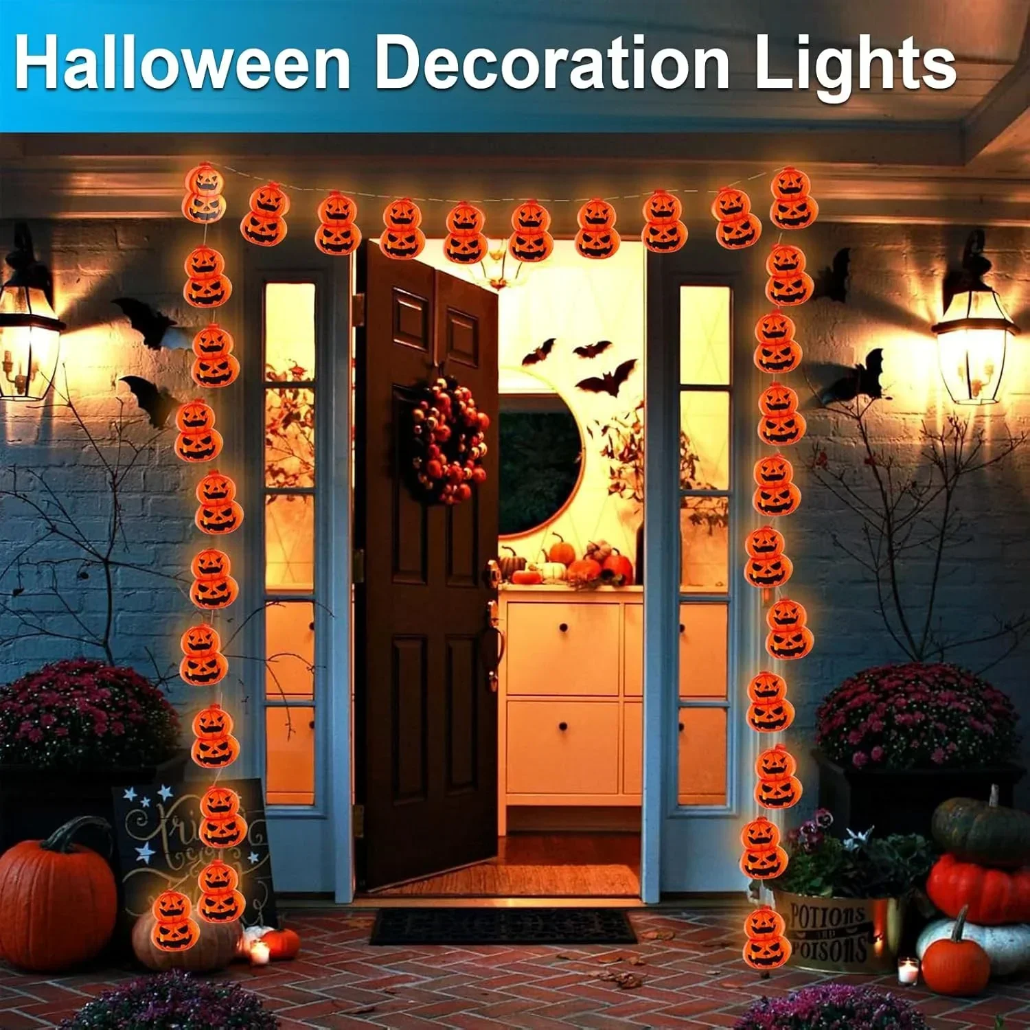 Cadılar Bayramı Temalı Işık Zi - Halloween Led String Lights Orange incelemesi ve fiyatı