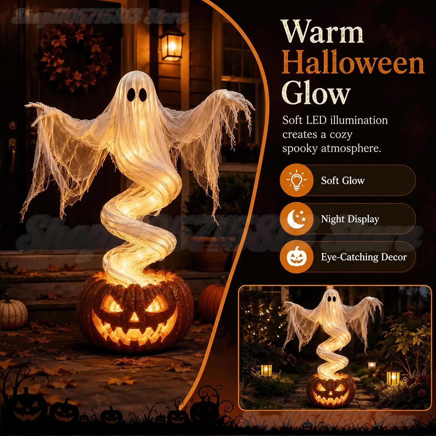 2026 Model, Rüzgarla Dönen Hay - Halloween Pumpkin Decor Led incelemesi ve fiyatı
