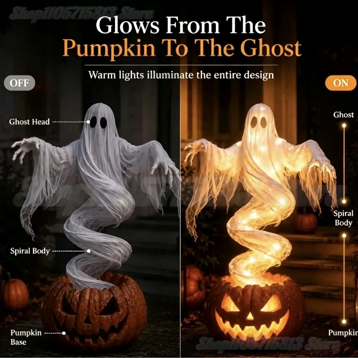 2026 Model, Rüzgarla Dönen Hay - Halloween Pumpkin Decor Led incelemesi ve fiyatı