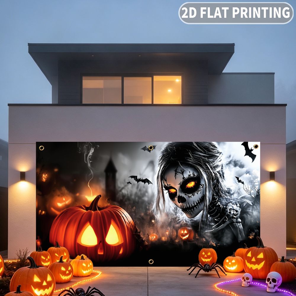 1 adet 2D DÜZ Cadılar Bayramı  - Halloween Skeleton Decoration incelemesi ve fiyatı