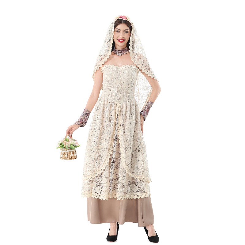 Kadınlar için Vintage Dantel D - Halloween Costume Adult incelemesi ve fiyatı