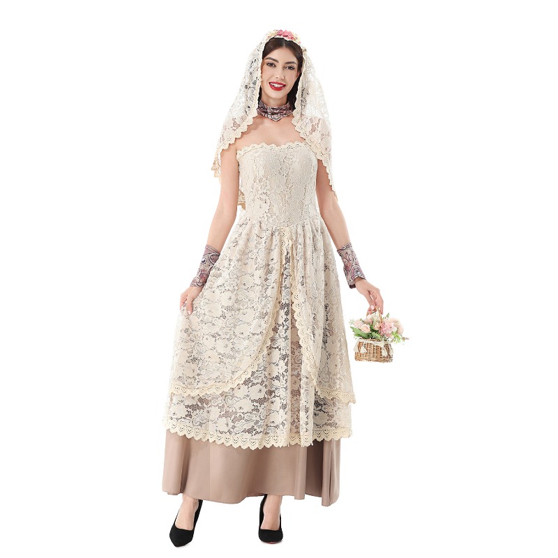 Kadınlar için Vintage Dantel D - Halloween Costume Adult incelemesi ve fiyatı