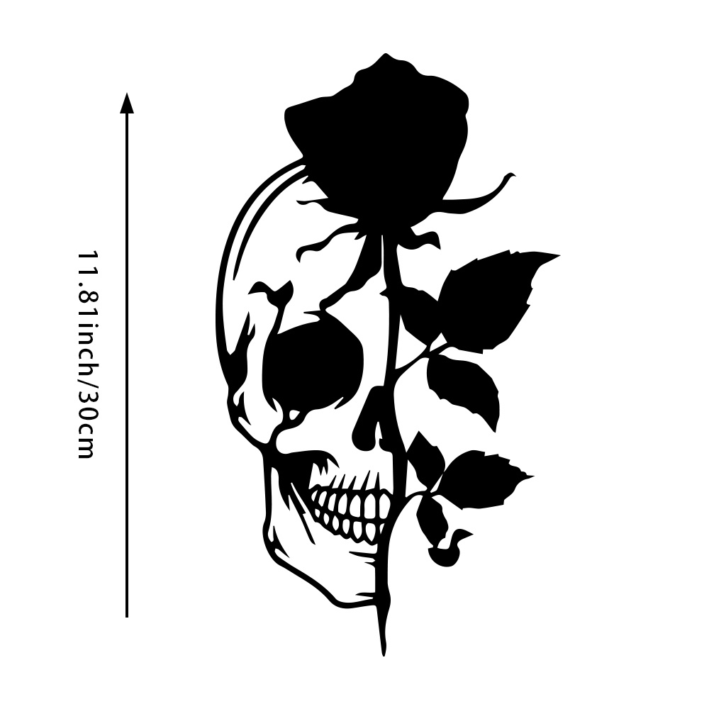 Gül Metal Duvar Sanatı ile Süs - Halloween Skeleton Decoration incelemesi ve fiyatı