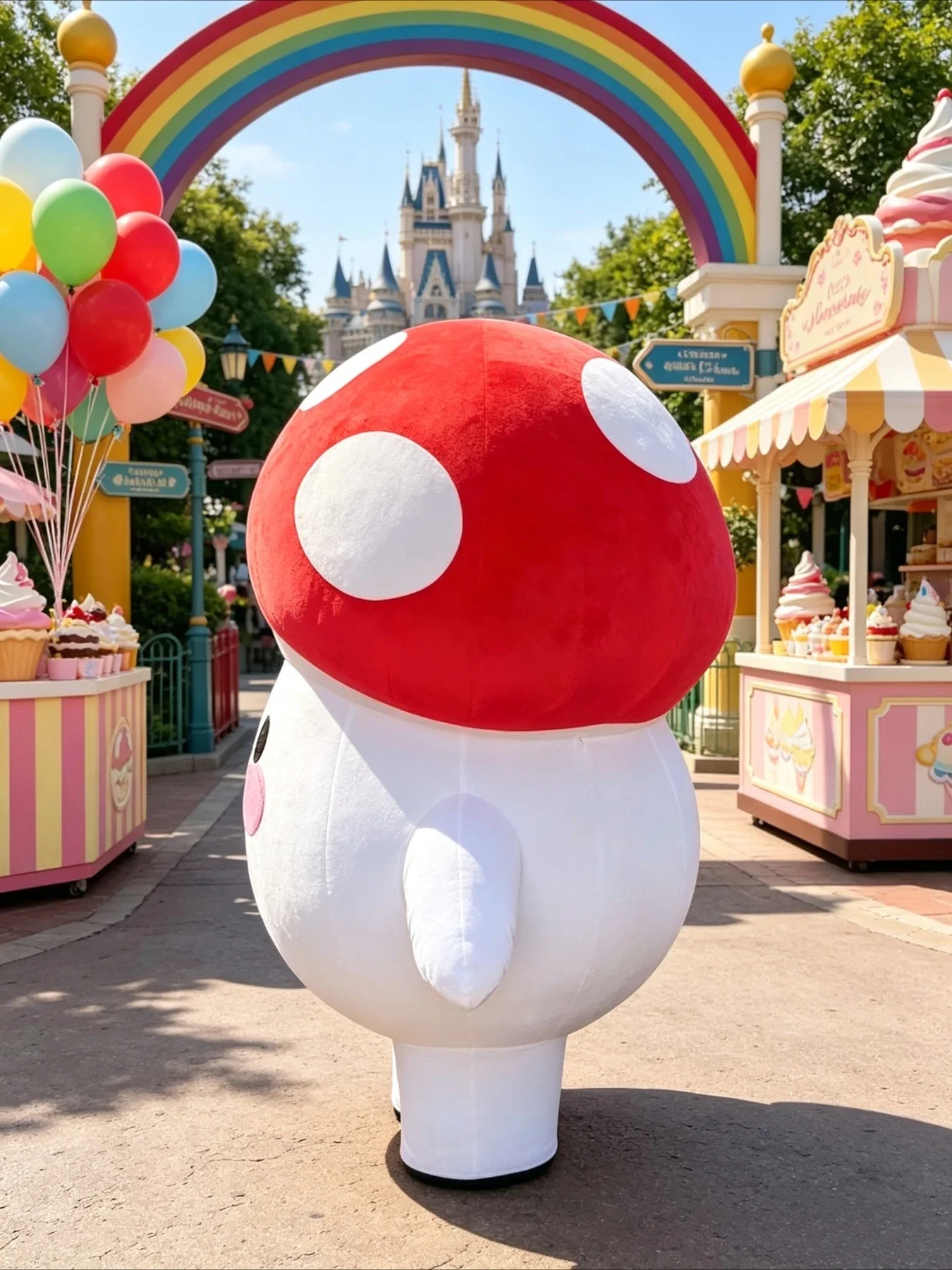 Şirin Mantar Şeklinde Şişirile - Halloween Costume Adult incelemesi ve fiyatı