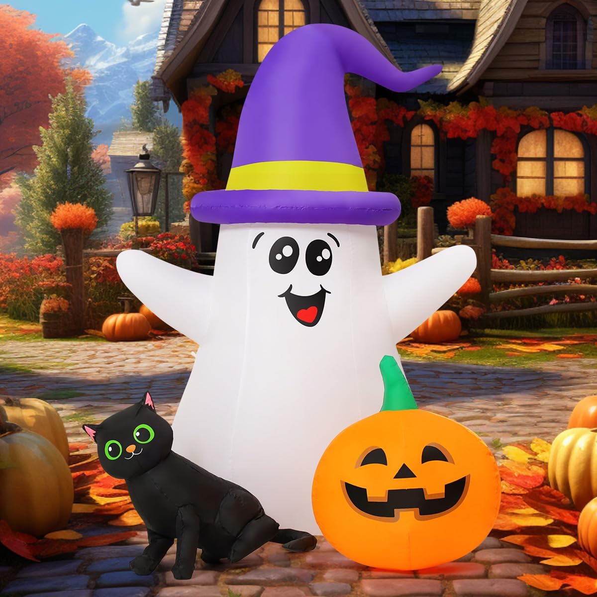 5 Feet Boyunda Cadılar Bayramı - Halloween Pumpkin Decor Led incelemesi ve fiyatı
