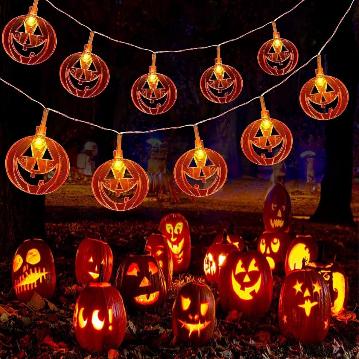 1 adet 20LED turuncu düz içi b - Halloween Led String Lights Orange incelemesi ve fiyatı