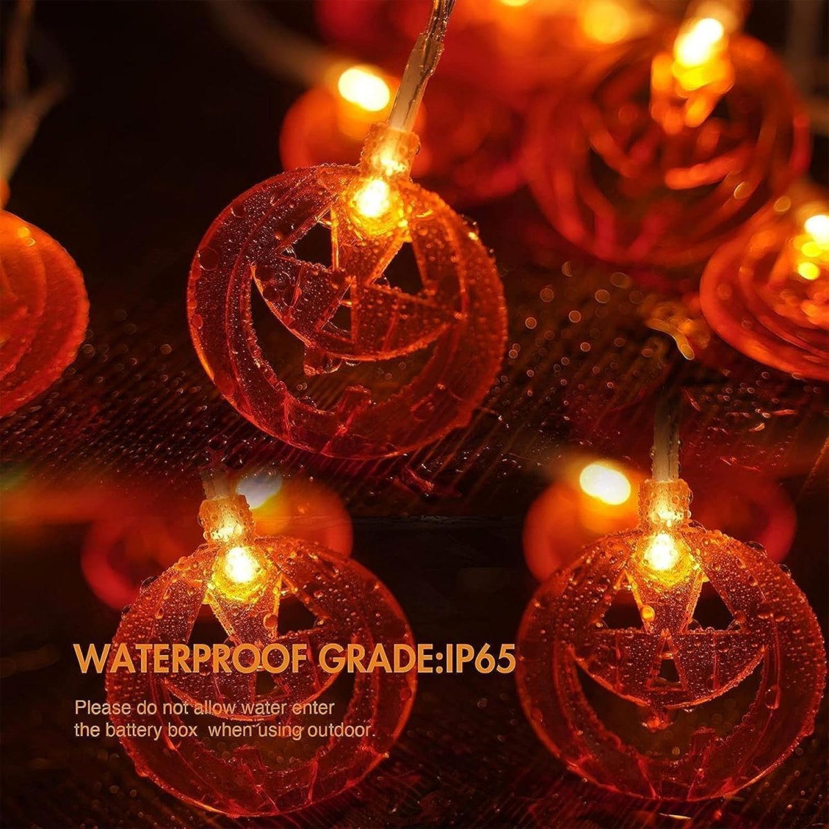 1 adet 20LED turuncu düz içi b - Halloween Led String Lights Orange incelemesi ve fiyatı