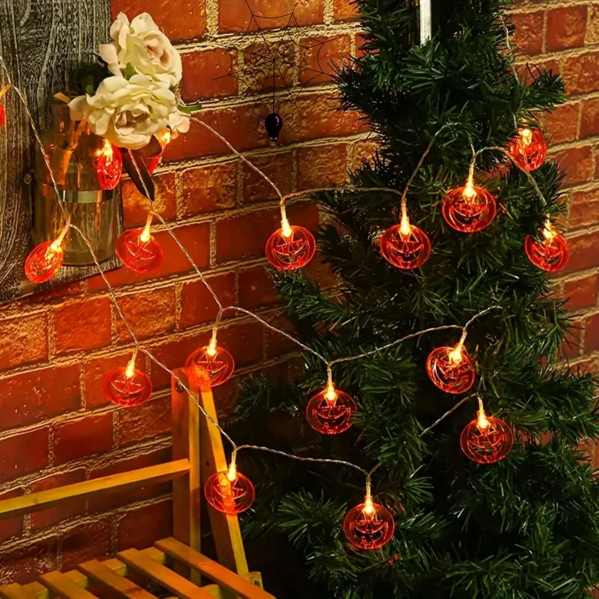 1 adet 20LED turuncu düz içi b - Halloween Led String Lights Orange incelemesi ve fiyatı
