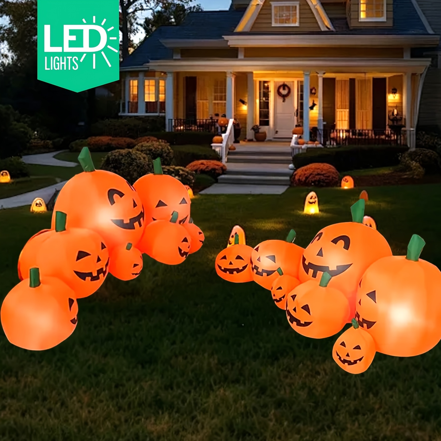 YENİ Ürün 7.5FT Cadılar Bayram - Halloween Pumpkin Decor Led incelemesi ve fiyatı
