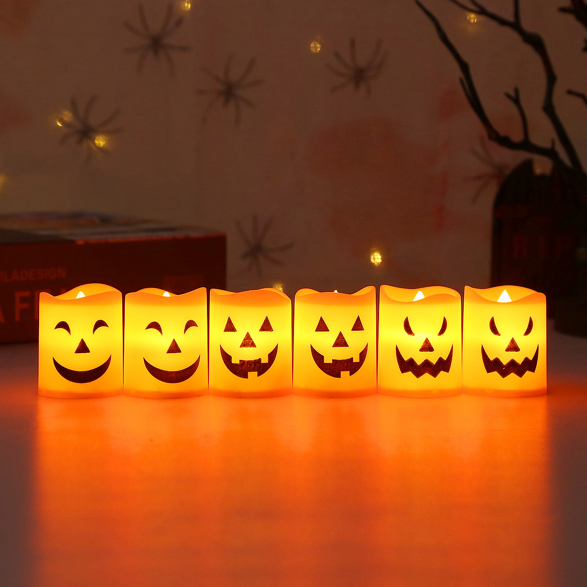 6 adet Cadılar Bayramı LED Hay - Halloween Pumpkin Decor Led incelemesi ve fiyatı