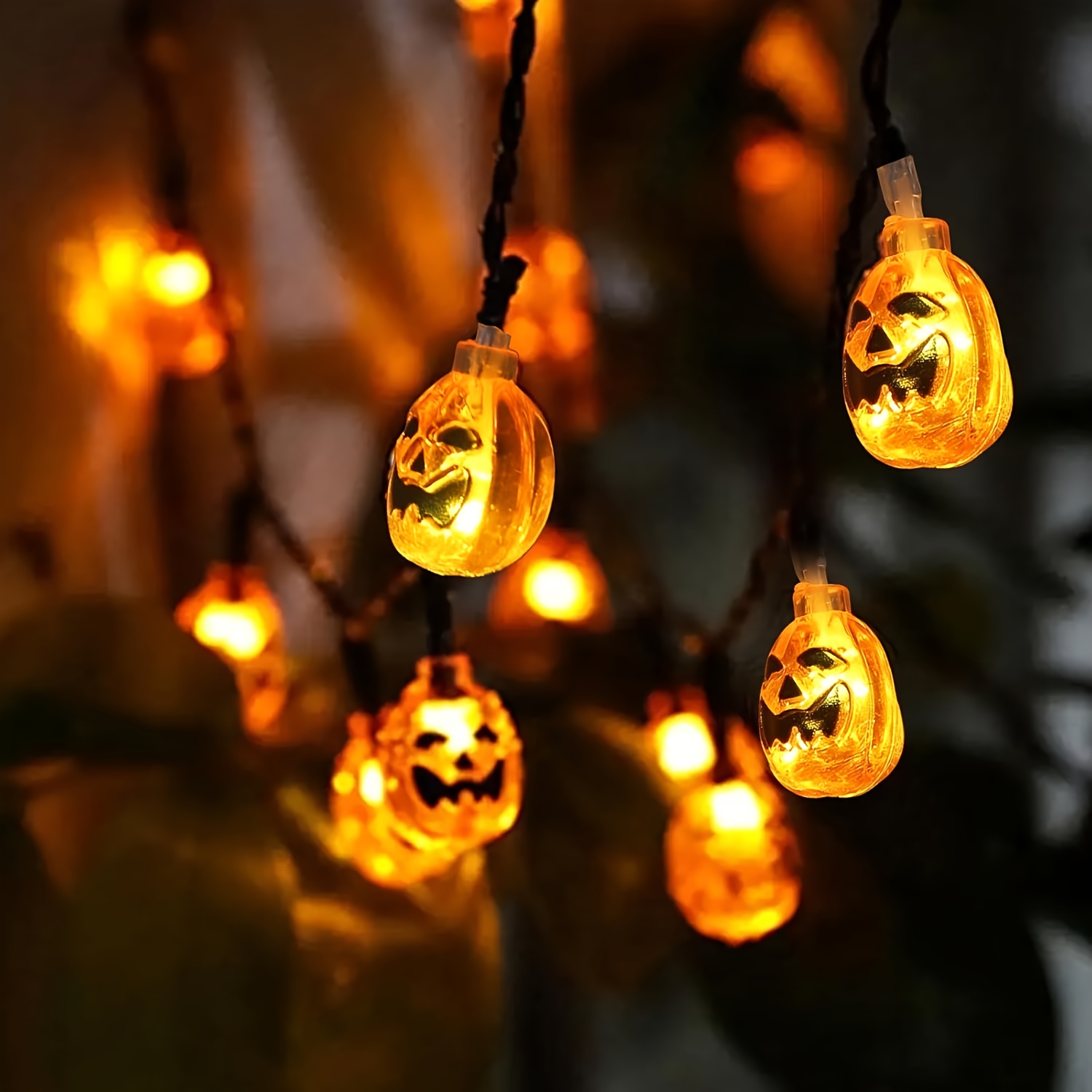 59/118in 10/20LEDs Gülümseyen  - Halloween Led String Lights Orange incelemesi ve fiyatı