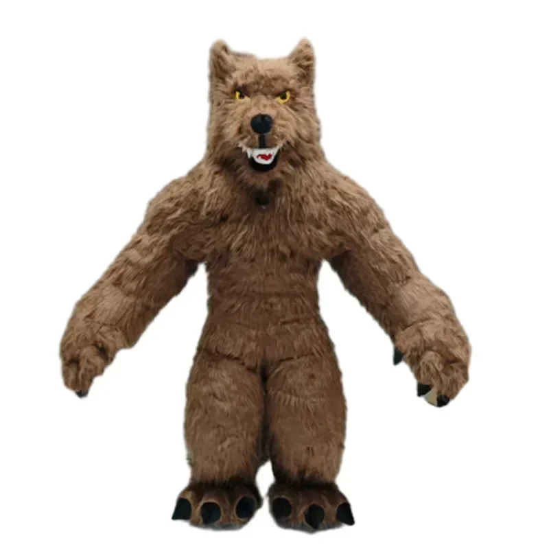 Dev Şişme Gri Kurt Maskot Kost - Halloween Costume Adult incelemesi ve fiyatı