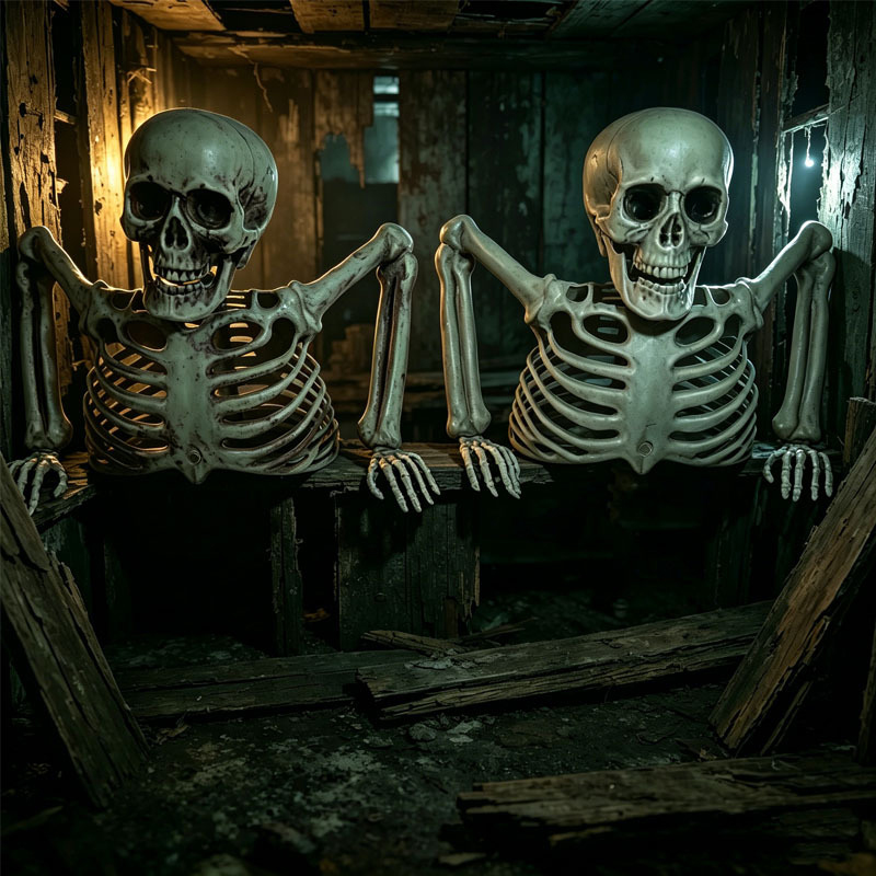 Korku Temalı Yarım İskelet Kaf - Halloween Skeleton Decoration incelemesi ve fiyatı